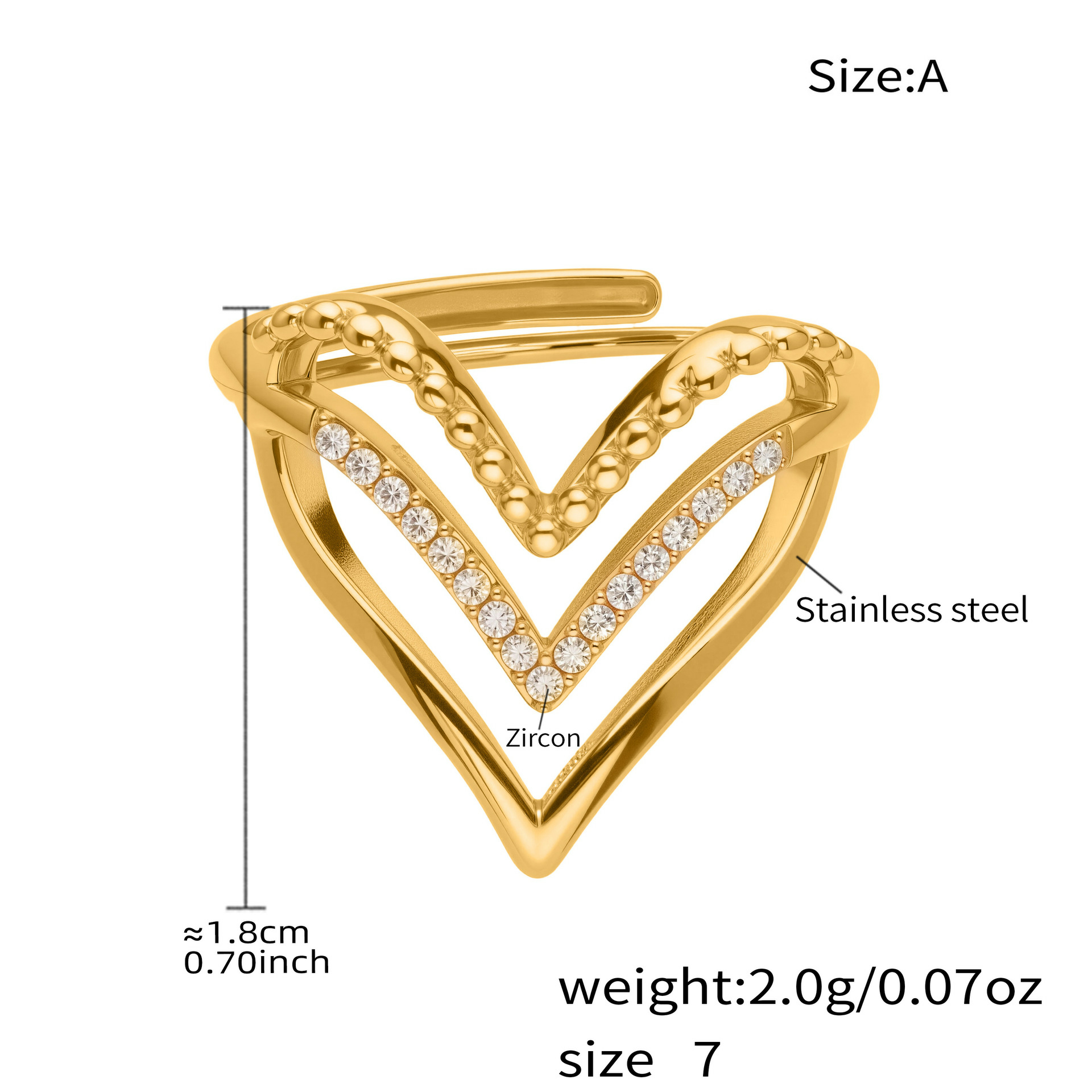 The French Love Knot Adjustable Ring