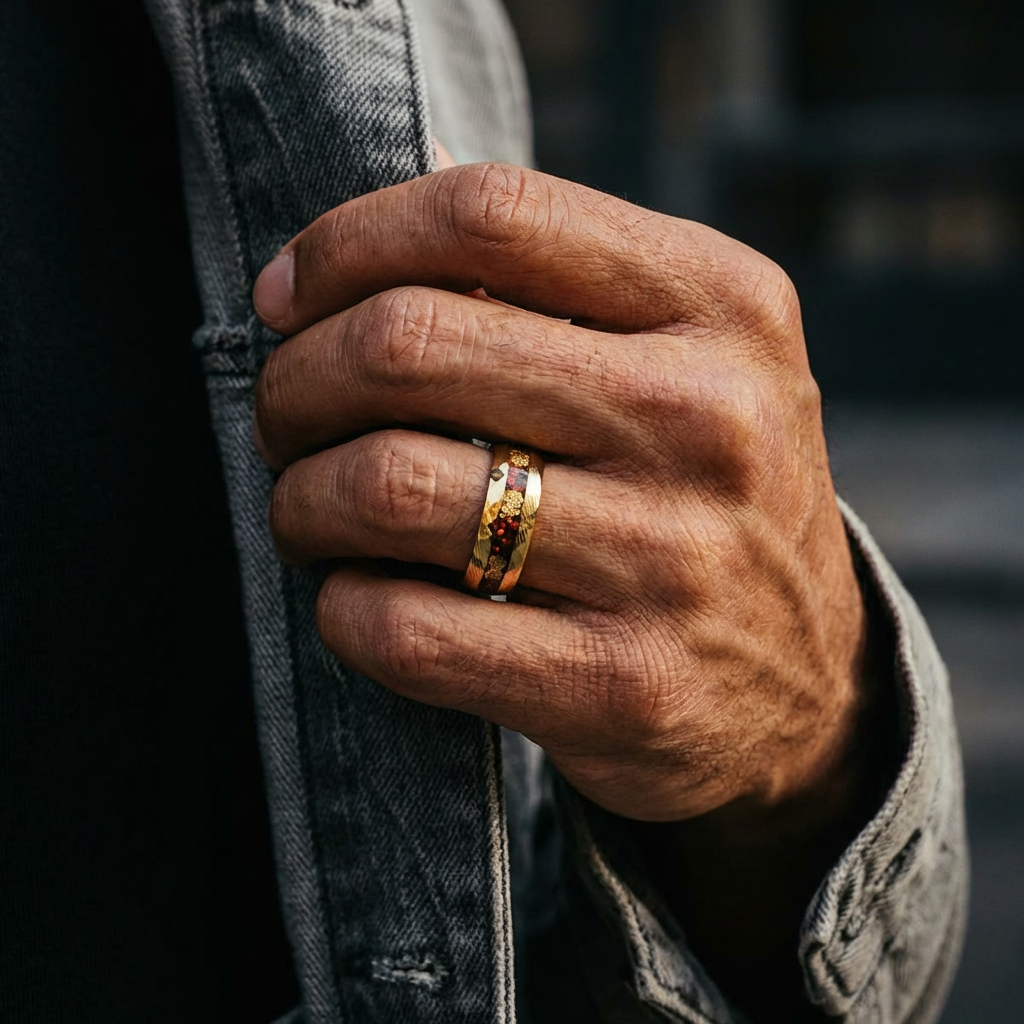 Artisan Damascus Rings