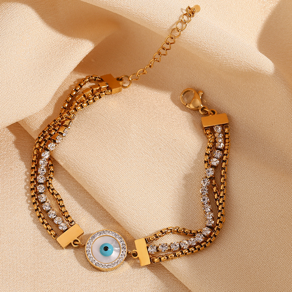 Vintage Evil Eye Protection Bracelet-stylishnooks