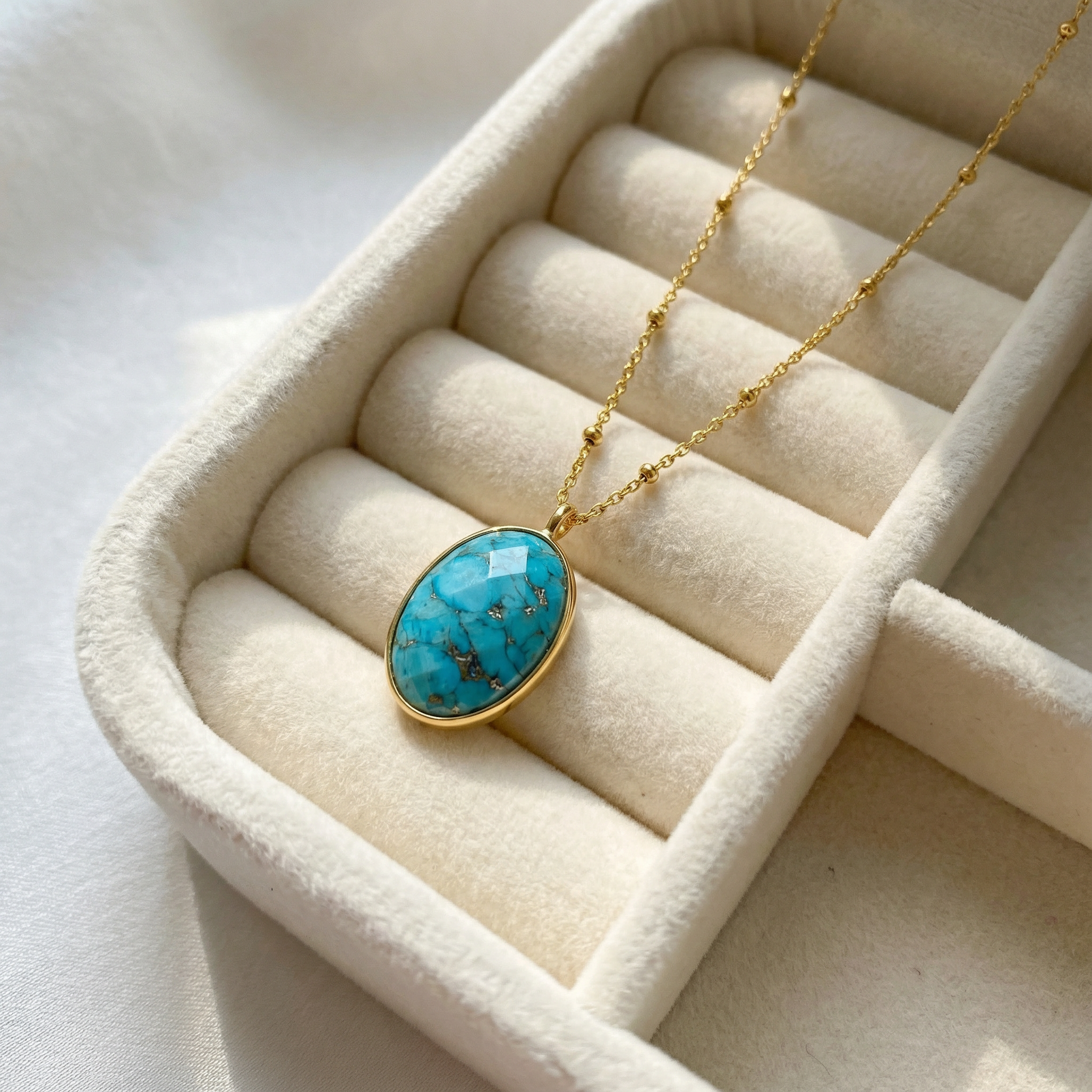 Clavicle Chain Gemstone Necklace  Women's Jewelry