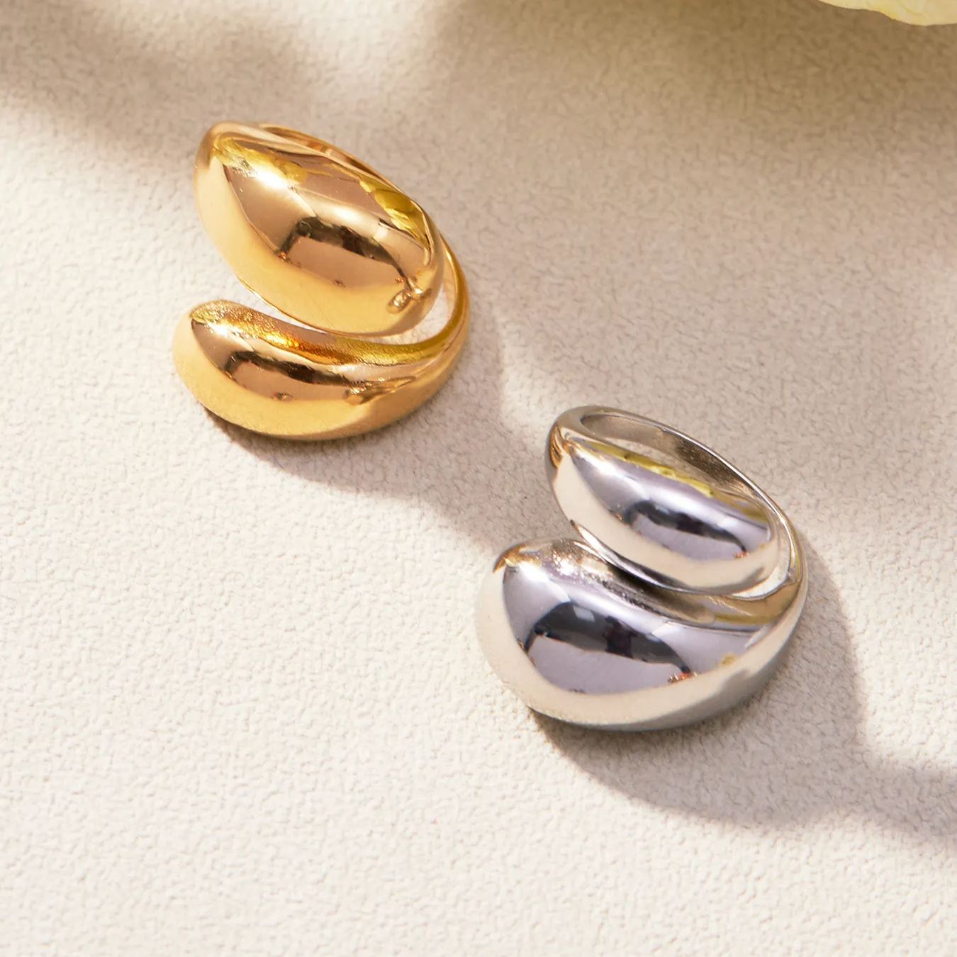 The French Double Drop Ring