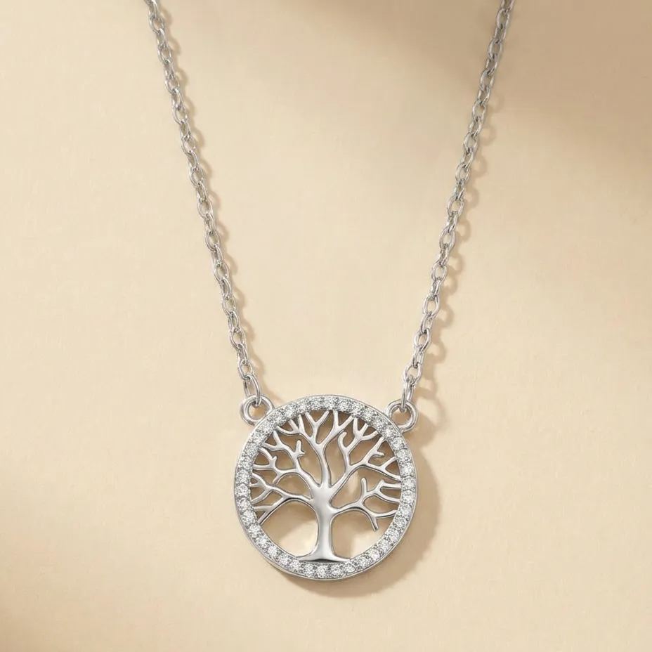 Women's-Tree of Life 925 Sterling Silver Openwork Jewelry Collection