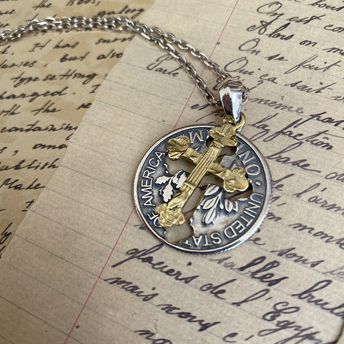 The Nomad‘s Coin Cross Pendant