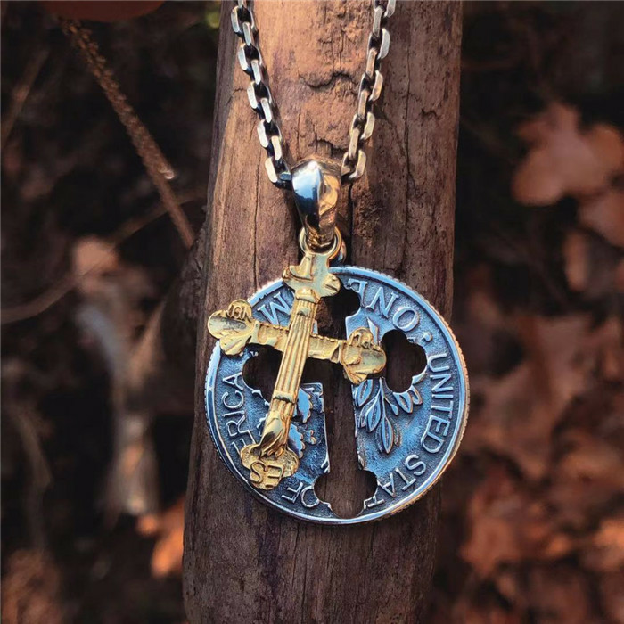 The Nomad‘s Coin Cross Pendant