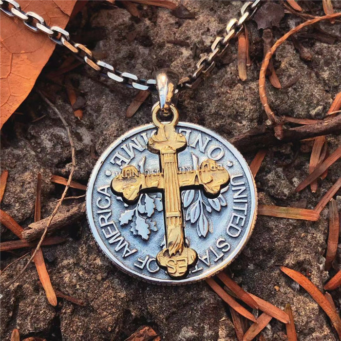The Nomad‘s Coin Cross Pendant