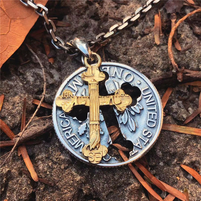 The Nomad‘s Coin Cross Pendant