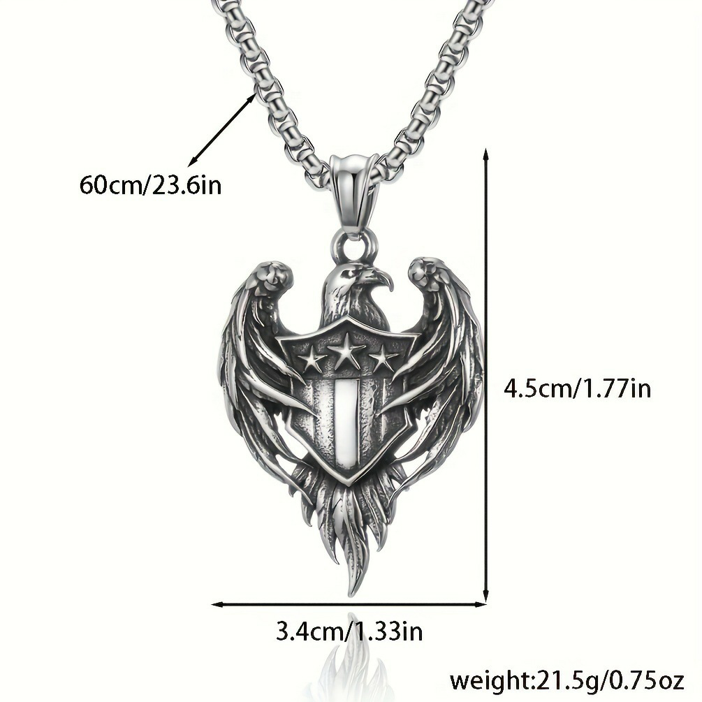Bald Eagle Pendant-stylishnooks