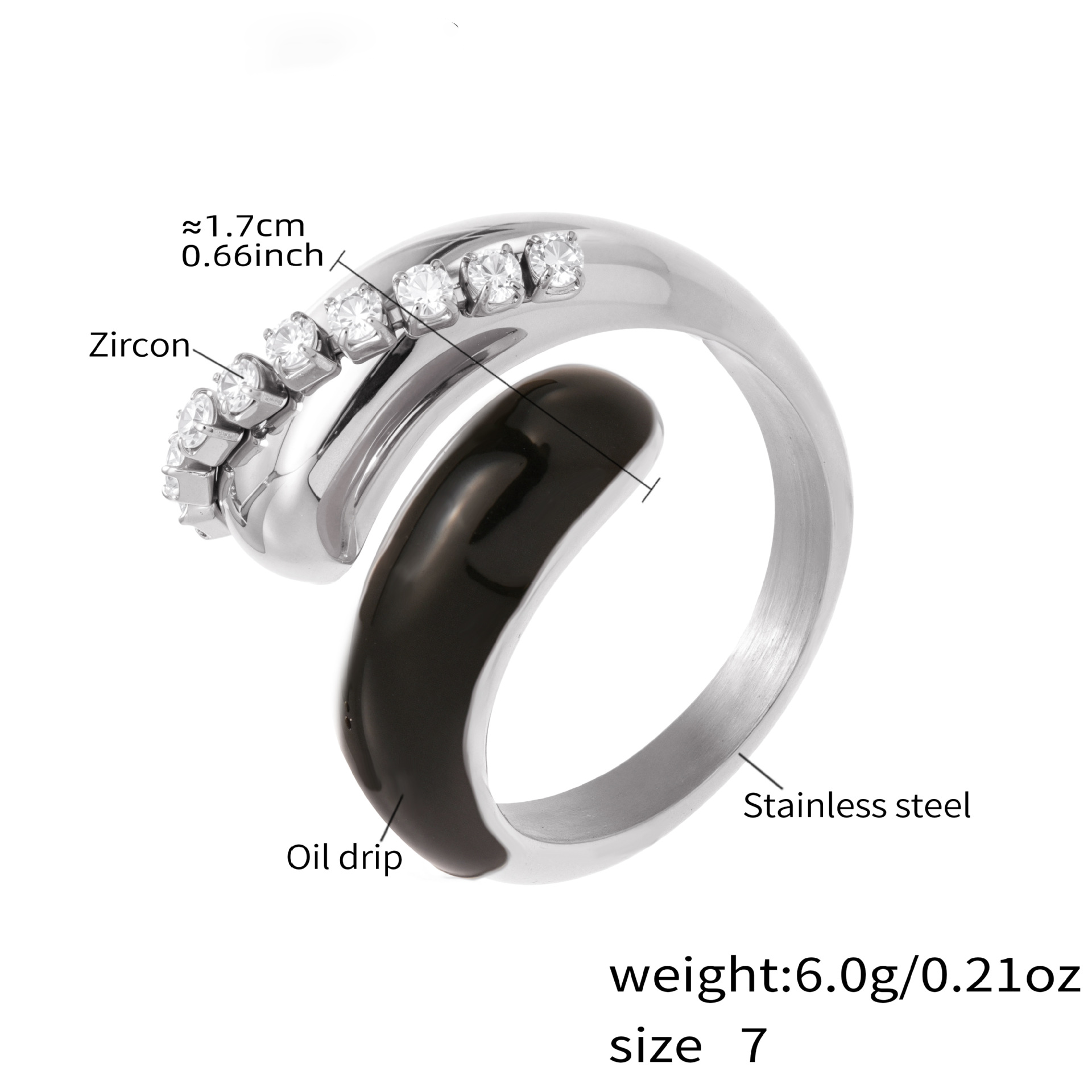 The French Double Drop Ring