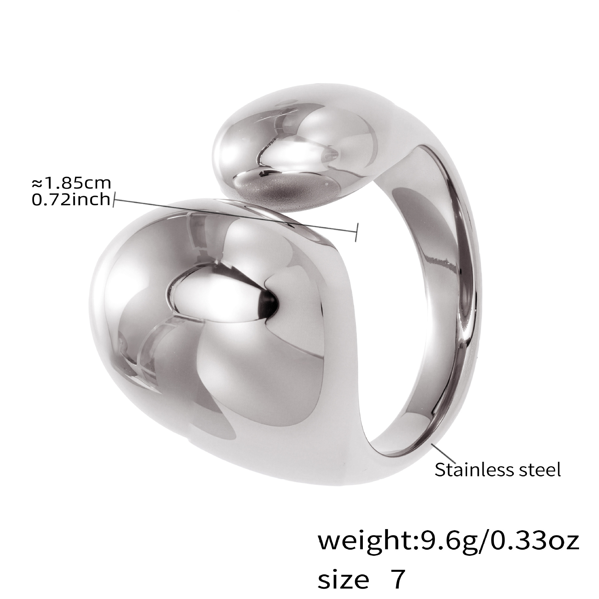 The French Double Drop Ring