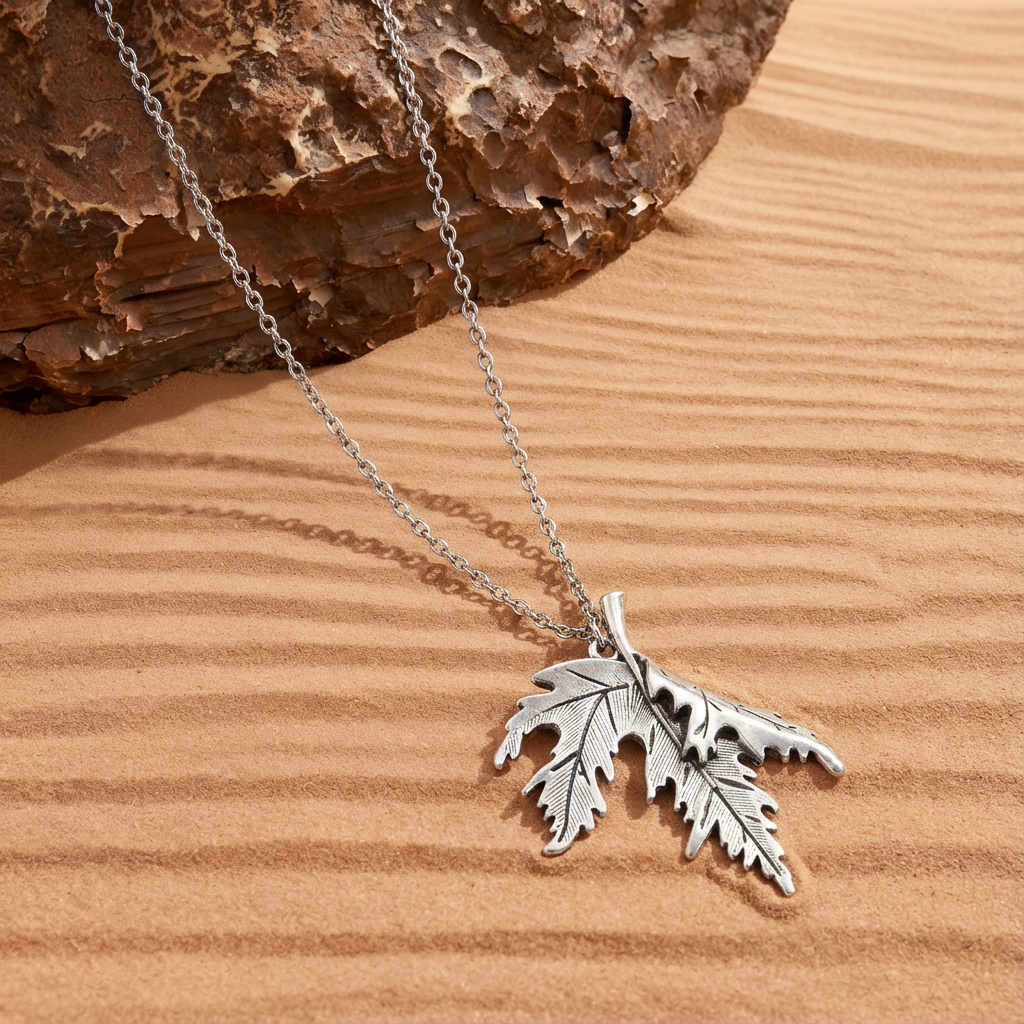 Drifting Maple Leaf Pendant