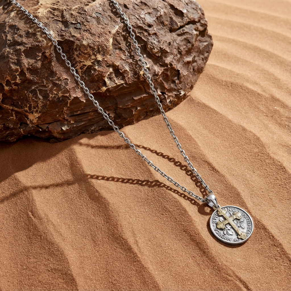 The Nomad‘s Coin Cross Pendant