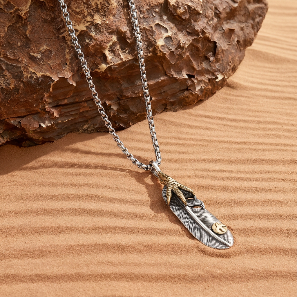Feather & Talon Pendant