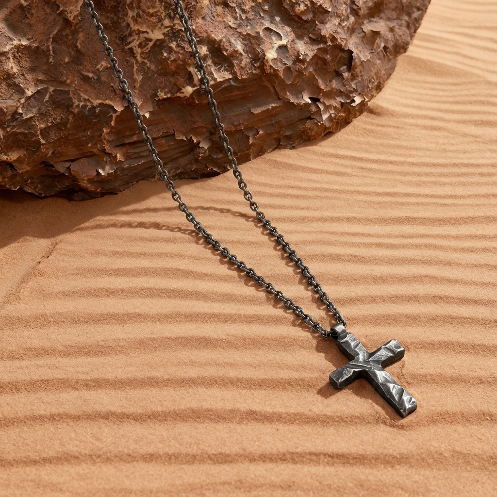 Minimalist Faith Cross Pendant