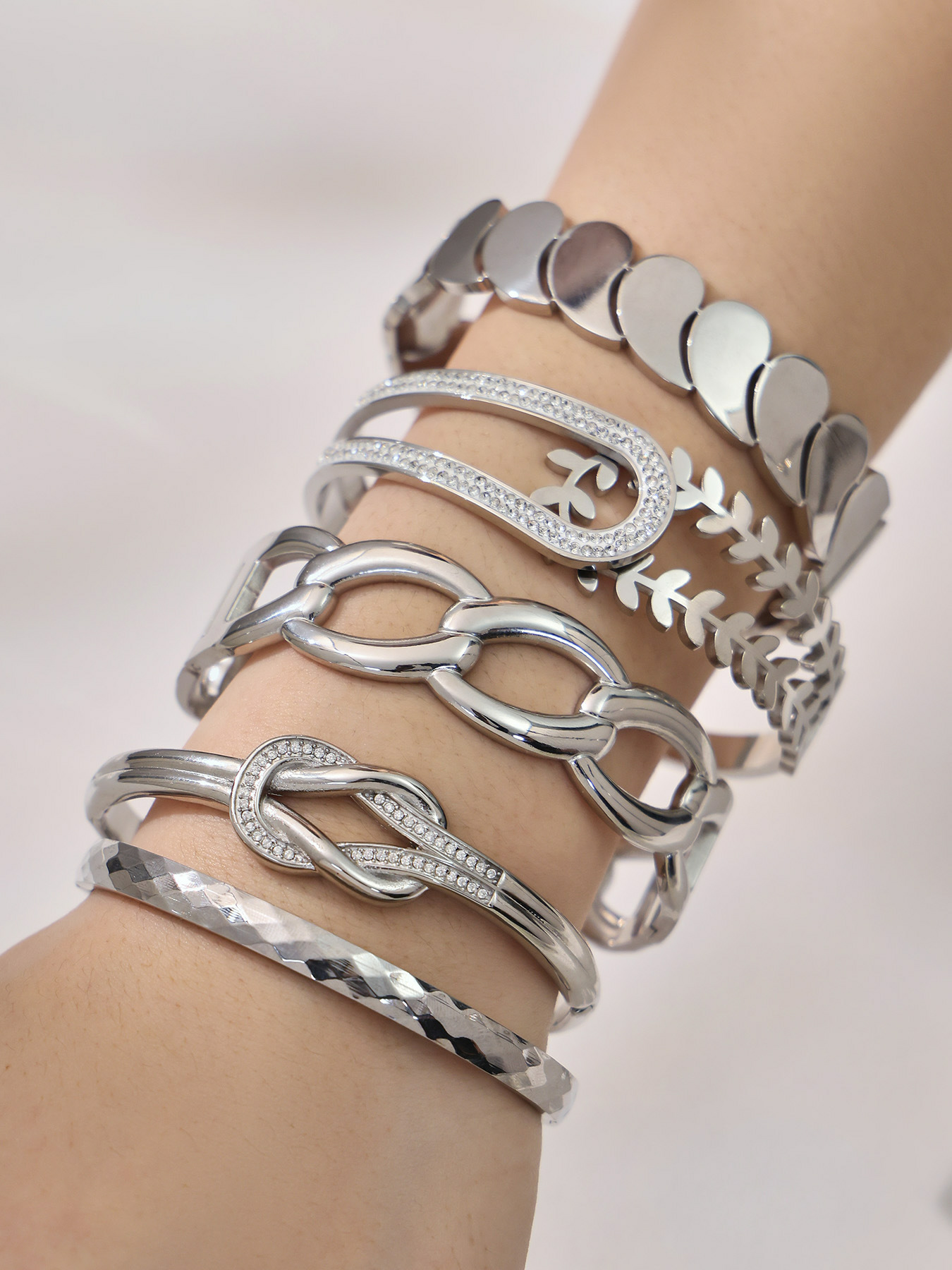 The Geometric Wheat Cuff Collection