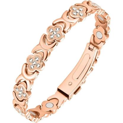 Copper Bracelets for Women Pure Copper Magnetic Bracelet with 3500 Gauss Effective Magnets Trendy Stack Bangle Stretch Bangle