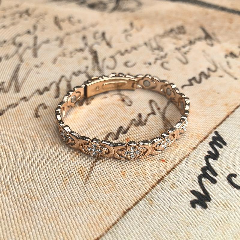 Copper Bracelets for Women Pure Copper Magnetic Bracelet with 3500 Gauss Effective Magnets Trendy Stack Bangle Stretch Bangle
