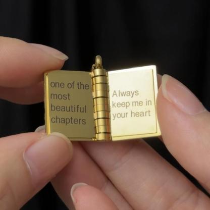 Book Necklace for Granddaughter