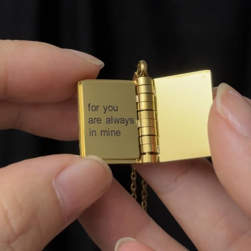 Book Necklace for Granddaughter
