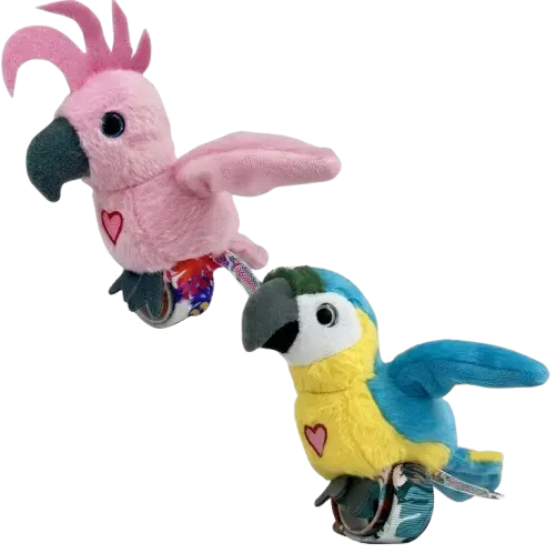  2 Pack Interactive Slap Bracelet Birds | Interactive Wearable Toy