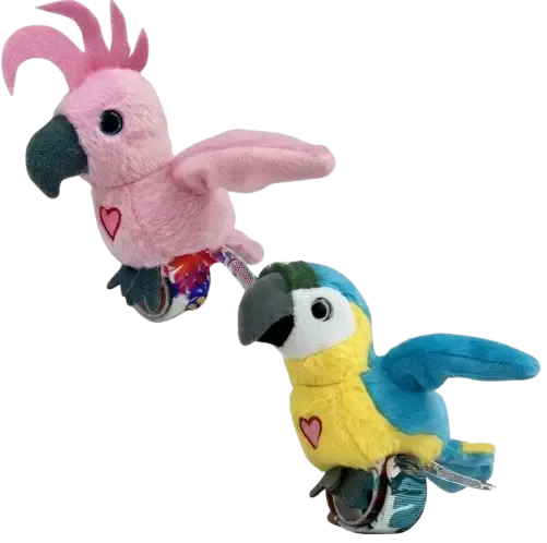 2 Pack Interactive Slap Bracelet Birds | Interactive Wearable Toy