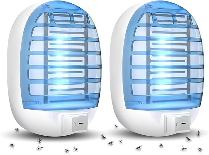 Indoor Bug Killer, Indoor Mosquito Killer, Home Mosquito Killer, Suitable for Babies and Pets, Living Room, Kitchen, Bedroom, Baby Room, Office (2 Pack)