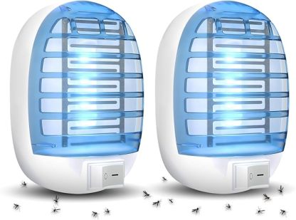Indoor Bug Killer, Indoor Mosquito Killer, Home Mosquito Killer, Suitable for Babies and Pets, Living Room, Kitchen, Bedroom, Baby Room, Office (2 Pack)