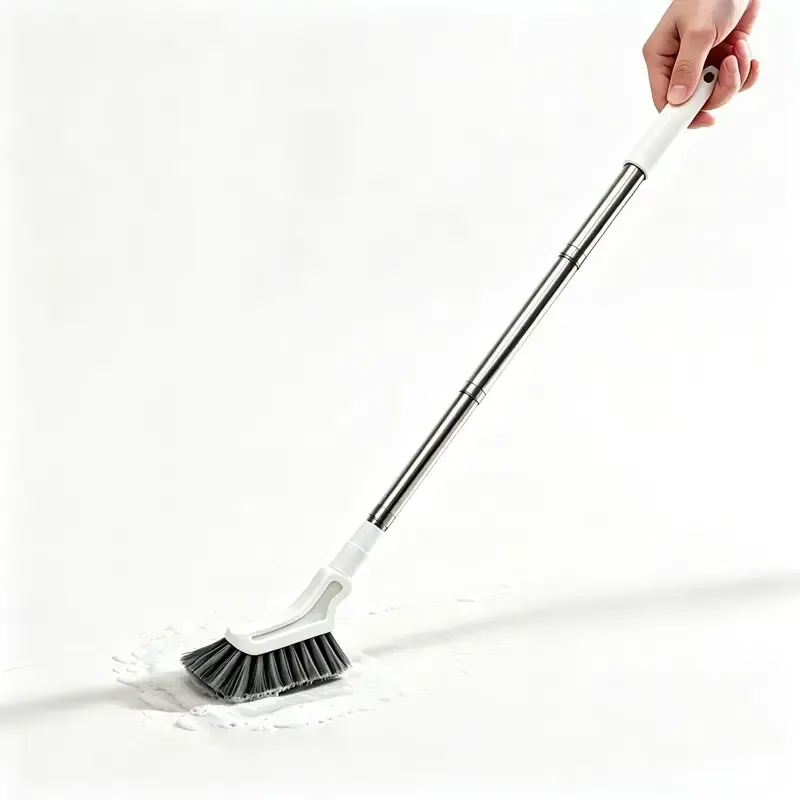 Telescopic Long Handle Crevice Cleaning Brush for Narrow Gaps in Bathrooms Toilets Floors and Windows Ideal for Hard-to-Reach Spaces