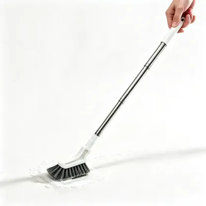 Telescopic Long Handle Crevice Cleaning Brush for Narrow Gaps in Bathrooms Toilets Floors and Windows Ideal for Hard-to-Reach Spaces