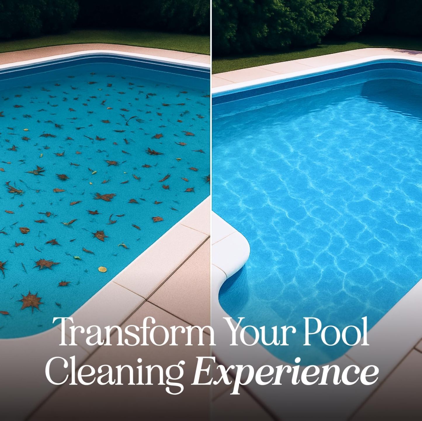 Pool Skimmer Net for Cleaning - Heavy Duty Deep Mesh Pool Net Skimmer - Fine Leaf Rake Net for Pools, Ponds - Sturdy Frame - Fits Standard Pool Poles (Net Only, No Poles)