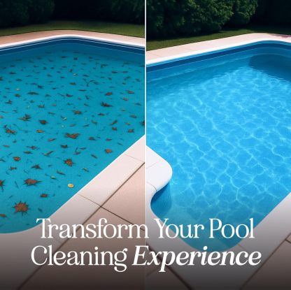 Pool Skimmer Net for Cleaning - Heavy Duty Deep Mesh Pool Net Skimmer - Fine Leaf Rake Net for Pools, Ponds - Sturdy Frame - Fits Standard Pool Poles (Net Only, No Poles)