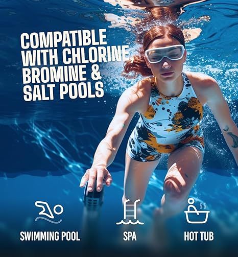 7-in-1 Pool Spa Test Strips - 162 Accurate Pool Water Test Kit for Bromine, Total Alkalinity, pH, Free Chlorine, Total Hardness, Cyanate, and Total Chlorine