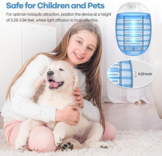 Indoor Bug Killer, Indoor Mosquito Killer, Home Mosquito Killer, Suitable for Babies and Pets, Living Room, Kitchen, Bedroom, Baby Room, Office (2 Pack)