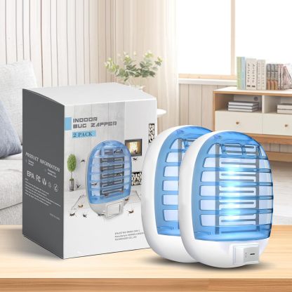 Indoor Bug Killer, Indoor Mosquito Killer, Home Mosquito Killer, Suitable for Babies and Pets, Living Room, Kitchen, Bedroom, Baby Room, Office (2 Pack)