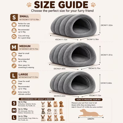 Plush Round Pet Bed for Cats and Dogs – Soft Faux Rabbit Fur Donut Bed with Raised Edges, Cozy and Warm Sleeping Nest, Indoor Pet Mat, Suitable for Small to Medium-Sized Dogs and Cats (Available in 17.72", 21.65", and 23.62")