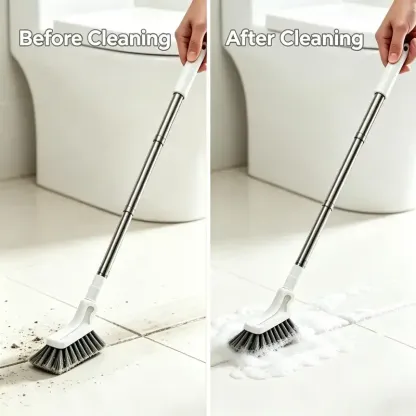 Telescopic Long Handle Crevice Cleaning Brush for Narrow Gaps in Bathrooms Toilets Floors and Windows Ideal for Hard-to-Reach Spaces
