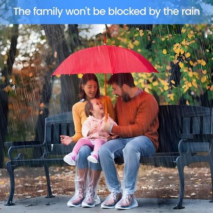 10 Pairs of Rainproof Waterproof Shoe Covers - Disposable Plastic Rain Shoe Covers - Non-Slip Indoor Outdoor Rain Covers for Men and Women - Waterproof Boot Protectors - Clear
