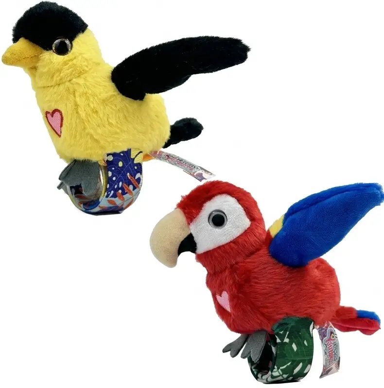  2 Pack Interactive Slap Bracelet Birds | Interactive Wearable Toy
