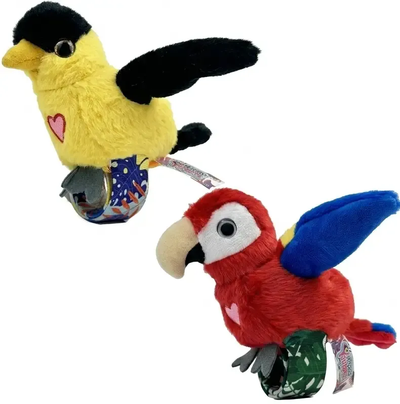  2 Pack Interactive Slap Bracelet Birds | Interactive Wearable Toy