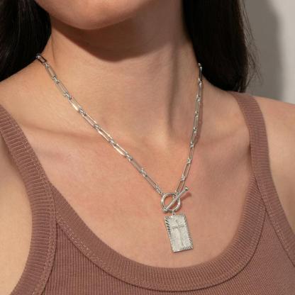 Charm Outdoorfun Cross Choker Necklace for Women, Thick Chunky Paperclip Chain Hip Hop Necklace Unisex Jewelry,Cuban Link Chain for Women Trendy Fashion jewelry gifts