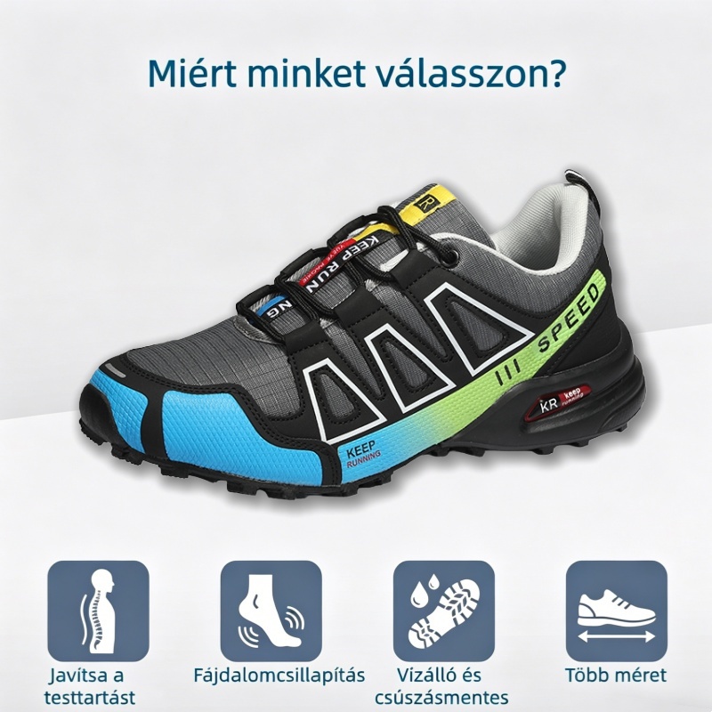 🔴 Javítja a testtartást 🦶 — Enyhíti a lábfájdalmat és a talpi fasciitist — Vízálló, csúszásmentes, könnyen fel- és levehető ✅ Több méretben kapható