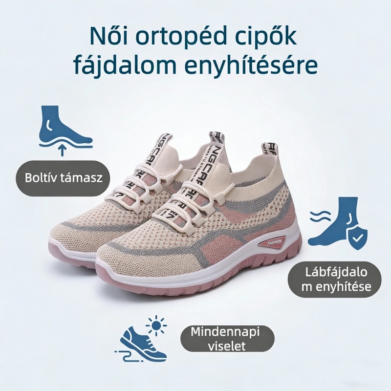 🔥 50% kedvezmény ma csak! Ne maradj le! ⏰Ergonomikusan tervezett ortopéd cipő – természetes lábboltozat-támasztással 👞Könnyen enyhíti a lábfájdalmat