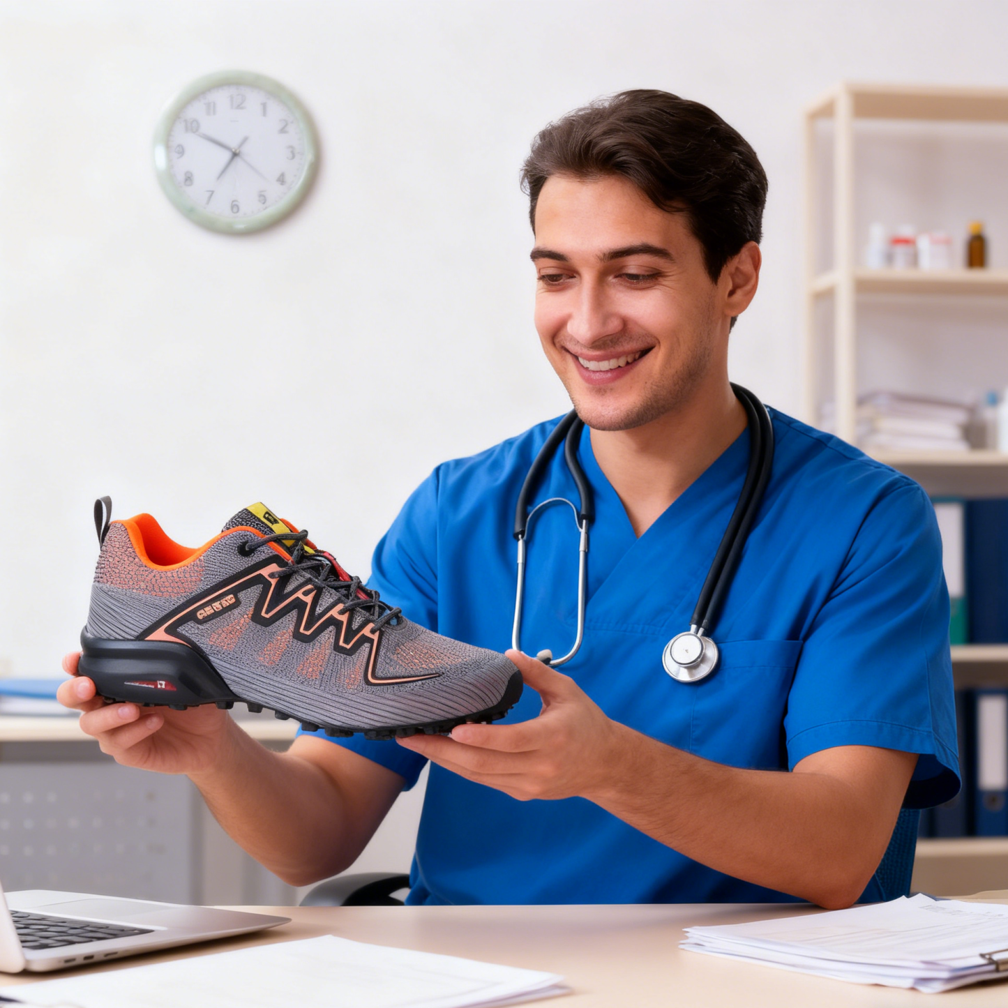 Ergonomikusan tervezett ortopéd cipő hát-, ízületi és lábfájdalmakra - minden férfi számára alkalmas