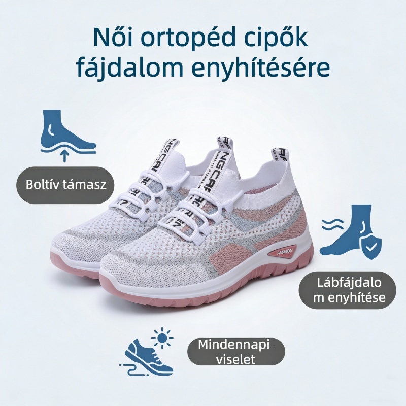 🔥 50% kedvezmény ma csak! Ne maradj le! ⏰Ergonomikusan tervezett ortopéd cipő – természetes lábboltozat-támasztással 👞Könnyen enyhíti a lábfájdalmat