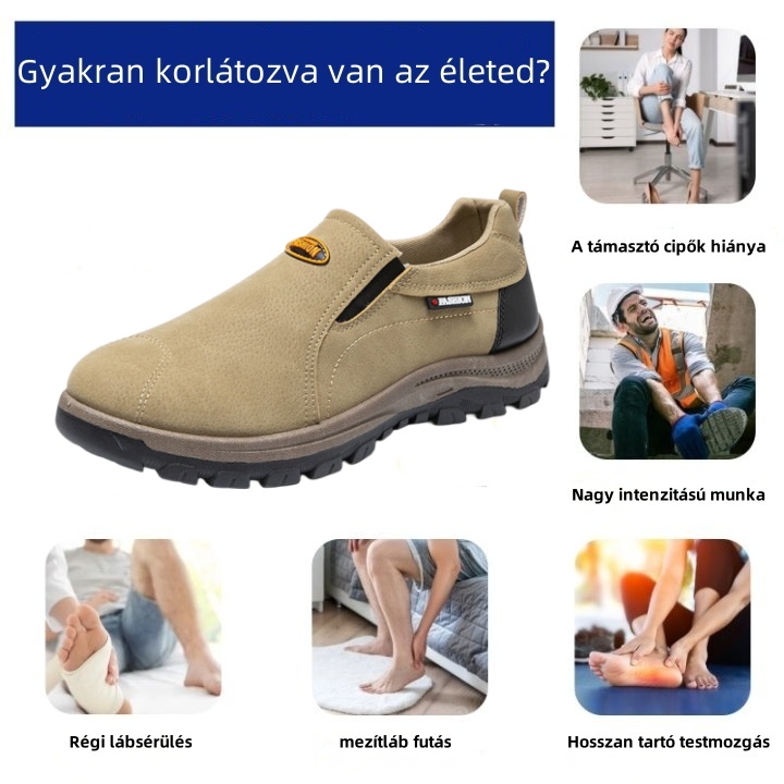 Baralen® MediComf Orvosi Ortopéd Cipő | Megnövelt Lábboltozat Támogatás – Hosszú Sétákhoz Alkalmas (Lábboltozat Korrekció)
