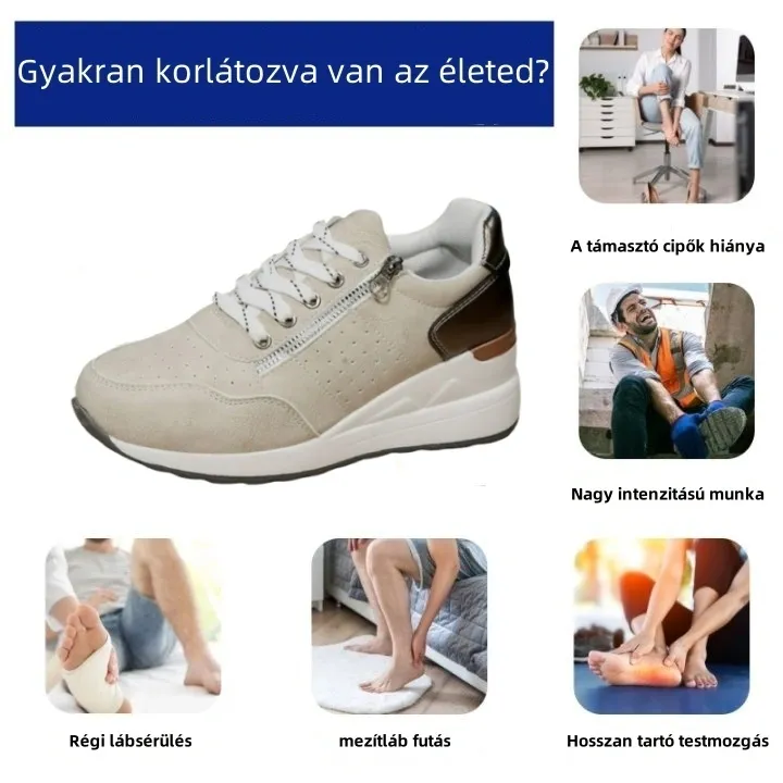 🎁Újévi különleges ajánlat - Spóroljon 67%-ot - Női ortopéd cipők, velúrból, enyhítik a fáradtságot, kényelmesek és könnyűek 🥳