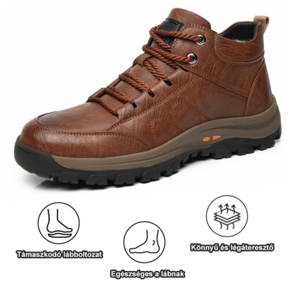 Baralen® bőr ortopéd cipő | Ergonomikus kialakításának köszönhetően enyhíti a hát-, láb- és lábfej fájdalmát, és kivételes kényelmet biztosít (kézzel készített).