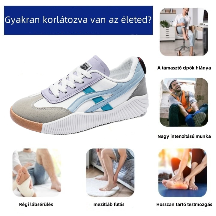 Baralen® női ortopéd cipő | Ergonomikus kialakítás a kiváló kényelem érdekében - enyhíti a hát-, térd- és lábfájdalmat.