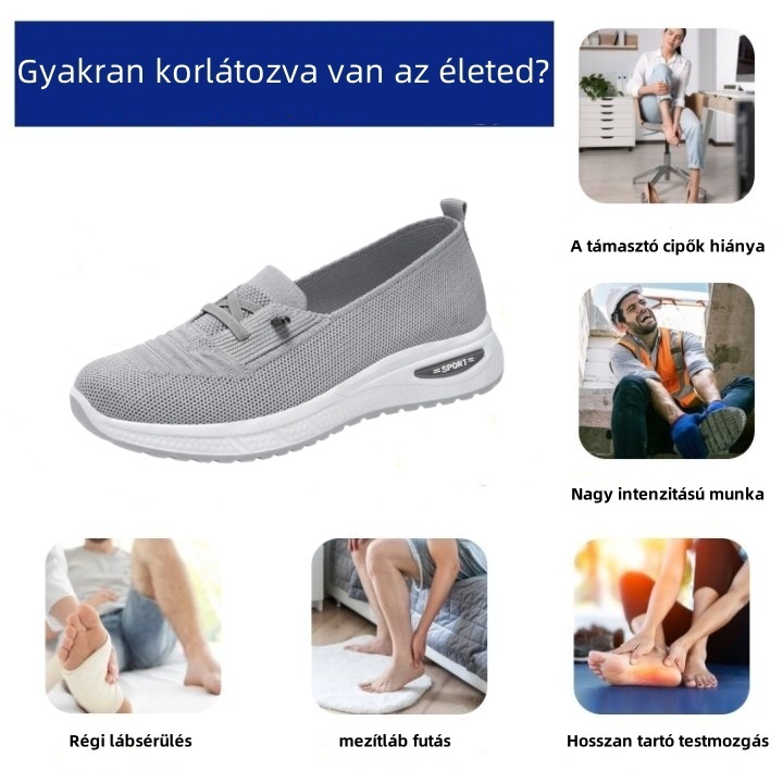 Baralen® női ortopéd cipő | Ergonomikus kialakítás a kiváló kényelem érdekében - enyhíti a hát-, térd- és lábfájdalmat.
