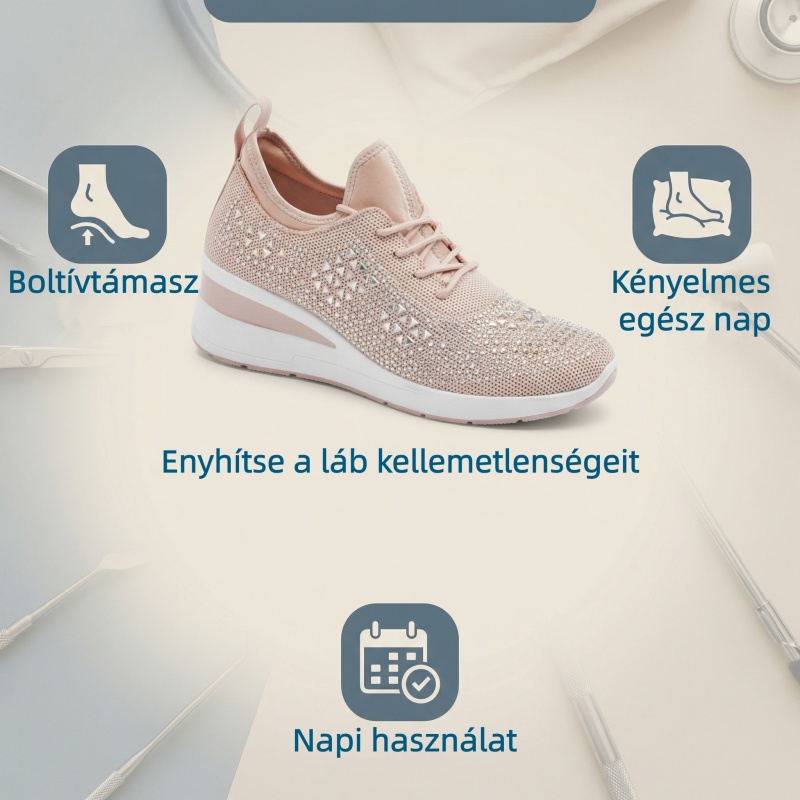 🔥 50% kedvezmény ma csak! Ne maradj le! ⏰Ergonomikusan tervezett ortopéd cipő – természetes lábboltozat-támasztással 👞Könnyen enyhíti a lábfájdalmat