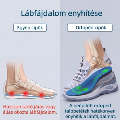 🔥 50% kedvezmény ma csak! Ne maradj le! ⏰Ergonomikusan tervezett ortopéd cipő – természetes lábboltozat-támasztással 👞Könnyen enyhíti a lábfájdalmat